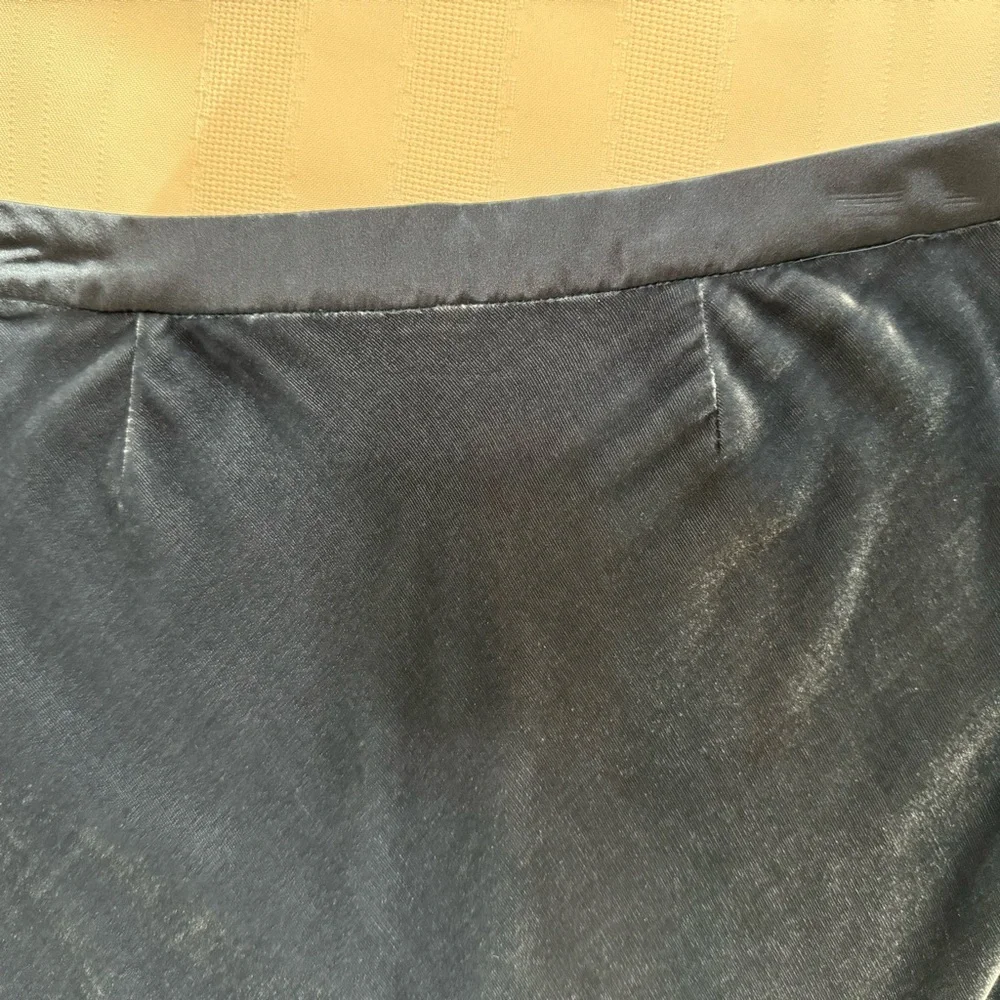Vintage Nougat London Silk Blend Velvet Asym Ruffle Skirt Whimsigoth S - Picture 15 of 17